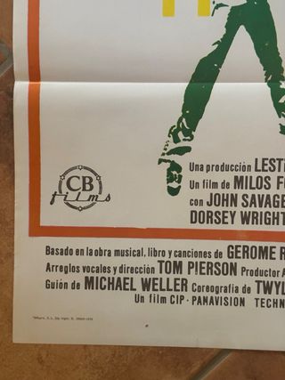 Póster Original Película Hair