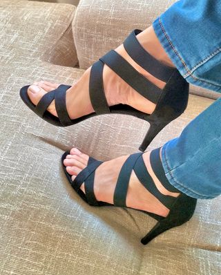 Sandali neri eleganti Tg 44