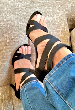 Sandali neri eleganti Tg 44