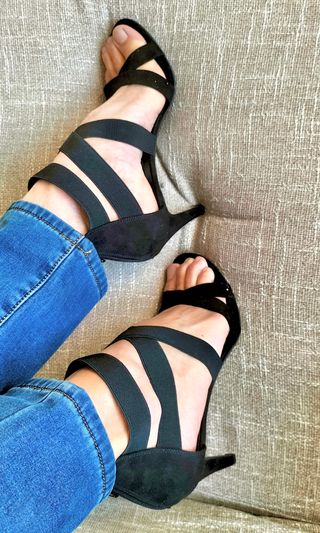 Sandali neri eleganti Tg 44