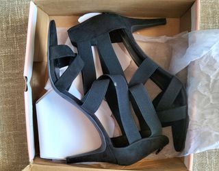 Sandali neri eleganti Tg 44