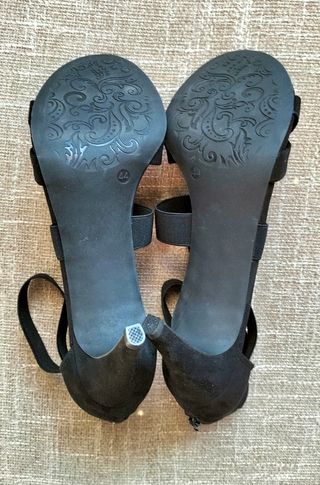 Sandali neri eleganti Tg 44