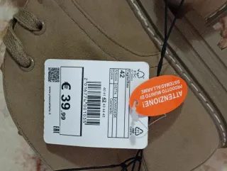 Scarpe uomo desert boots beige/marrone