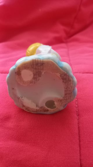 Statuina angioletto vintage in porcellana