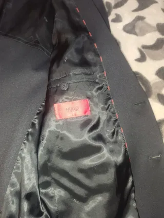 Americana HUGO Negra Hombre