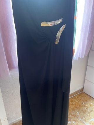 Vestido fiesta negro largo