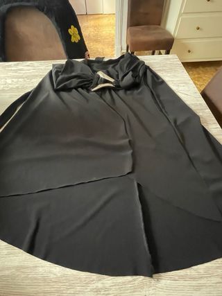 Vestido fiesta negro largo