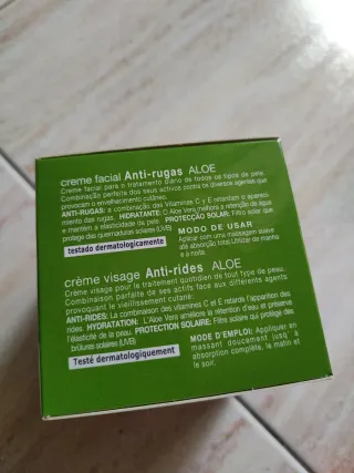 Crema Facial Antiarrugas Babaria Aloe 50ml
