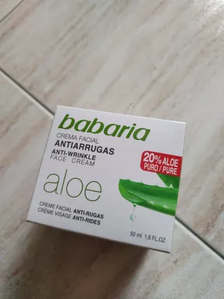 Crema Facial Antiarrugas Babaria Aloe 50ml
