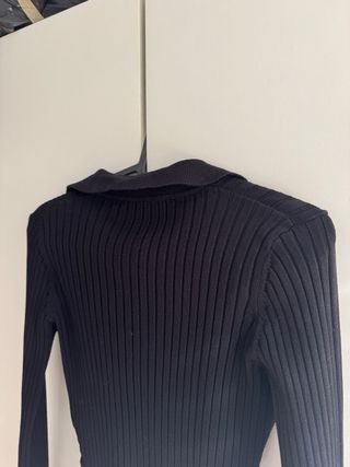 Jersey aberturas laterales negro