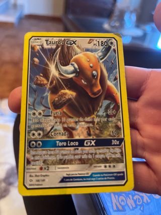 Carta Pokémon Tauros GX 180 PS