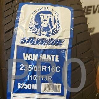JUEGO 2 NEUMATICOS 235/65 R16C SUNWIDE NUEVO