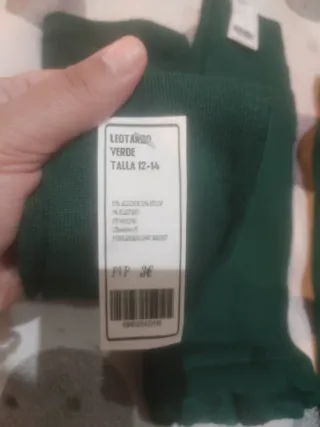 Lote de leotardos verdes