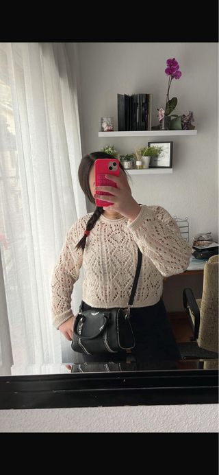 Bolso Negro con Tachuelas