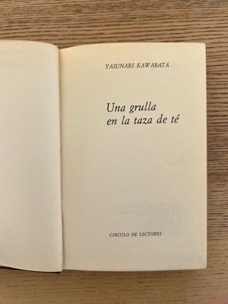Yasunari Kawabata - Una grulla en la taza de té.