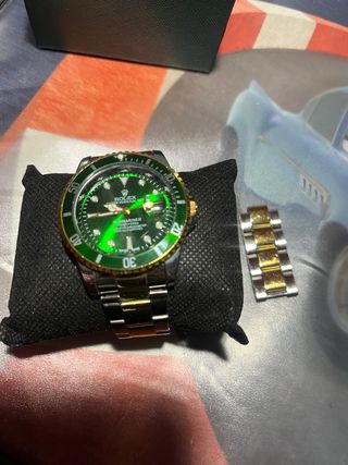 Reloj Rolex Submariner de Acero Verde