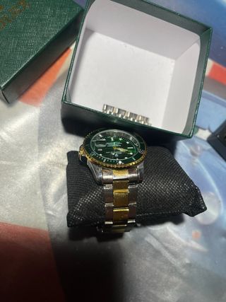 Reloj Rolex Submariner de Acero Verde