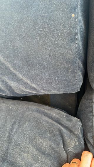 Sofá con Chaise Longue Azul