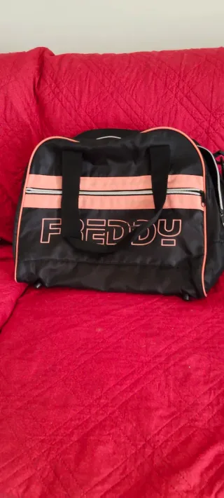 Borsone Freddy nero e rosa