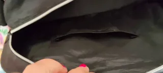 Borsone Freddy nero e rosa