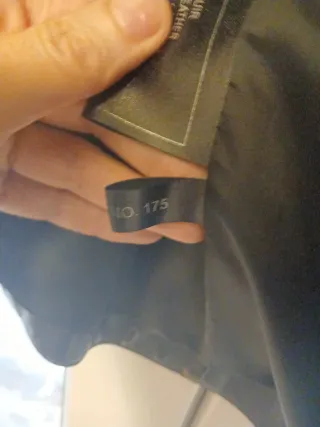 Chaqueta de cuero Briefing negra