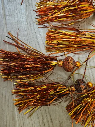 Addobbi Natalizi Arancio e Viola