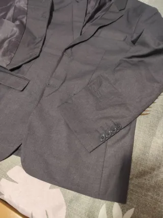 Traje de chaqueta gris XL