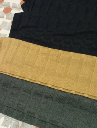 3 Maglie Uomo Clayton Nere, senape e Verde Oliva