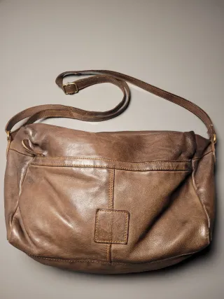 Bolso Biba Piel Marrón Grande