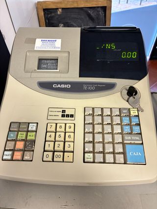 Caja Registradora Casio TE-100