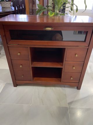 Mueble TV madera maciza