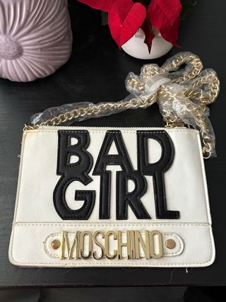 Bolso  Blanco crema  y Dorado Nuevo