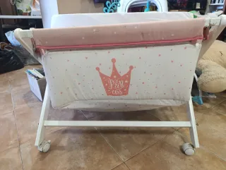 Minicuna plegable Little Princess con ruedas