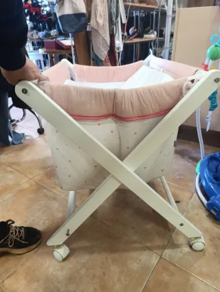 Minicuna plegable Little Princess con ruedas