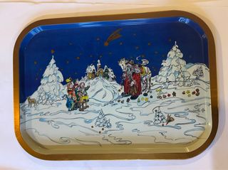 Vassoio Vintage Natale 1988