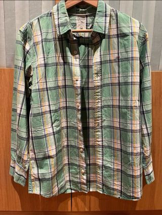 Camisa Tommy Hilfiger cuadros verde