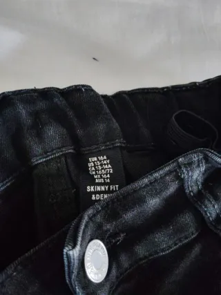 Pantalón vaquero negro niñ@