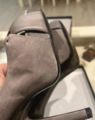 Sandalias Sonoma Beige Tacón Peep Toe