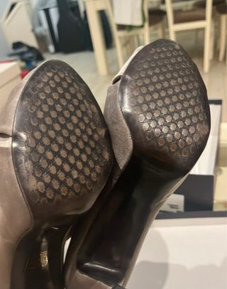 Sandalias Sonoma Beige Tacón Peep Toe