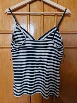 Camiseta Stradivarius rayas marinero V