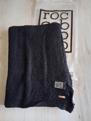 Sciarpa Roccobarocco donna nera nuova