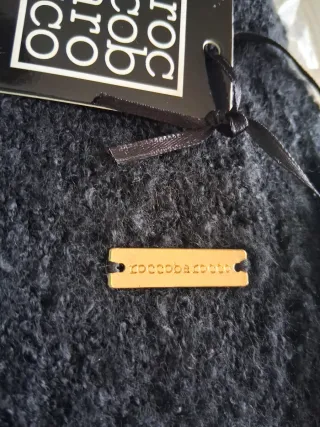 Sciarpa Roccobarocco donna nera nuova