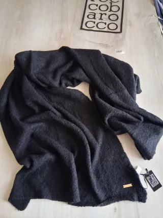 Sciarpa Roccobarocco donna nera nuova