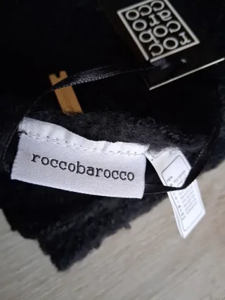 Sciarpa Roccobarocco donna nera nuova