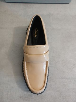 Mocasines Clarks Torhill Moc Talla 38 Beige
