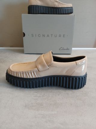 Mocasines Clarks Torhill Moc Talla 38 Beige