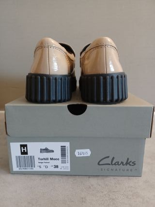 Mocasines Clarks Torhill Moc Talla 38 Beige