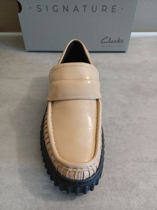 Mocasines Clarks Torhill Moc Talla 38 Beige