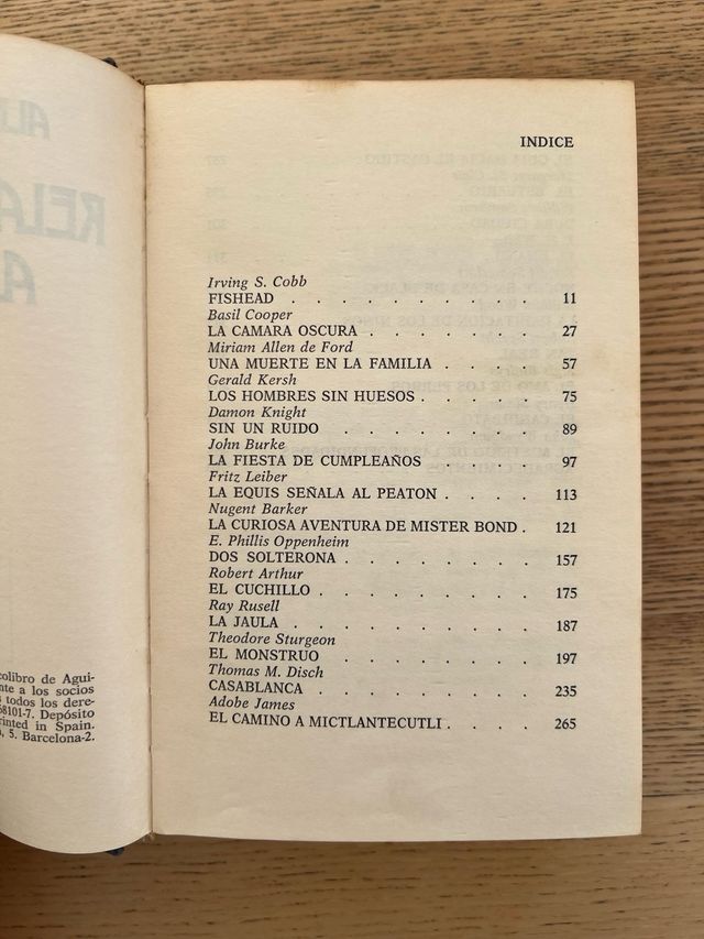 Alfred Hitchcock - Relatos que me asustaron.