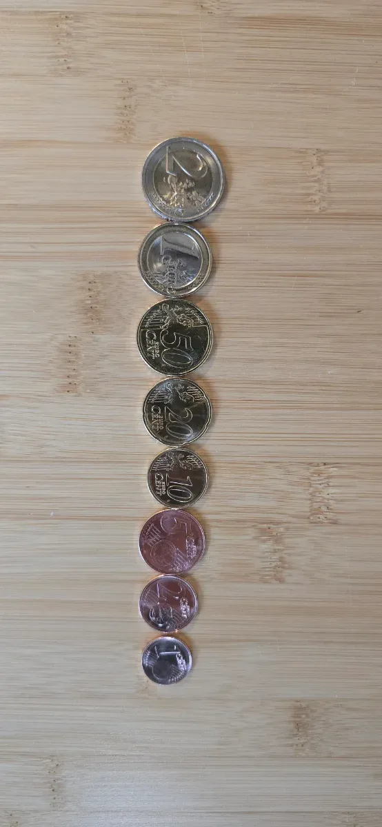 Serie completa monedas euro Bulgaria 2026